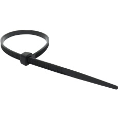 ABRACADEIRA NYLON 4,8 x 300 mm - Pacote Com 100 Unidades - PRETA