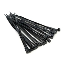 ABRACADEIRA NYLON 4,8x150MM - Pacote Com 100 Unidades - PRETA