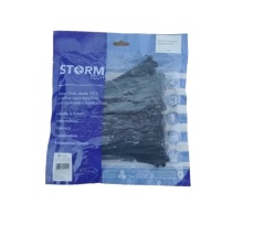 ABRACADEIRA NYLON 4,8x150MM - Pacote Com 100 Unidades - PRETA