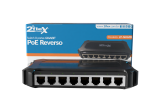 SWITCH GIGA POE REVERSO 5V A 48V VLAN